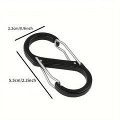 5pcs Carabiner Hooks For Camping Keychain
