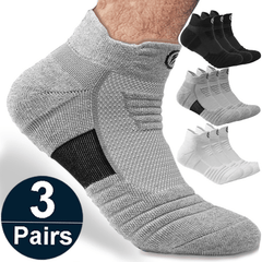 3 Pairs Teenage Mid Crew Sport Socks - Sweat Absorbing, Comfy, Breathable