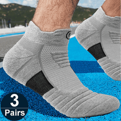 3 Pairs Teenage Mid Crew Sport Socks - Sweat Absorbing, Comfy, Breathable