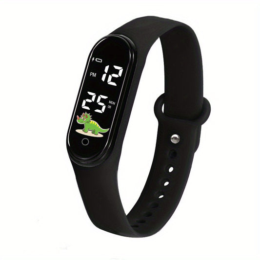 2 Pcs Touch LED Digital Watch Waterproof Sports Electronic Watch