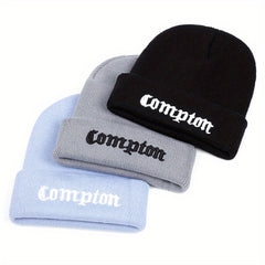 Winter Knitted Beanie Hat Ear Protection Warm Hat for Outdoor Cycling Skiing