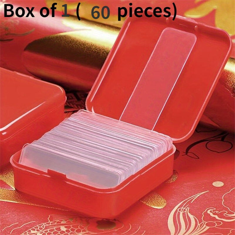 60pcs Party Balloon Decorations Tape Transparent Reusable Waterproof Sticker
