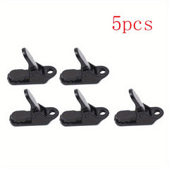 5pcs Durable Tarp Clips for Secure Tent & Awning Setup