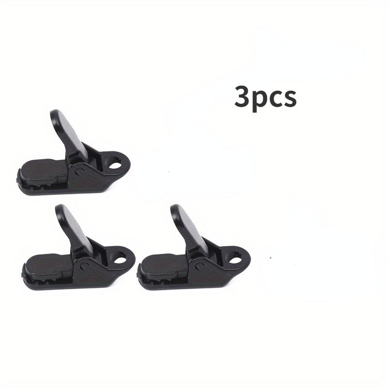 3pcs Durable Tarp Clips Strong Plastic Clips For Tent & Awning
