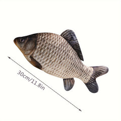 8" Fish Plush Throw Pillow Soft Animal Carp Creative Sleeping Mat Gift
