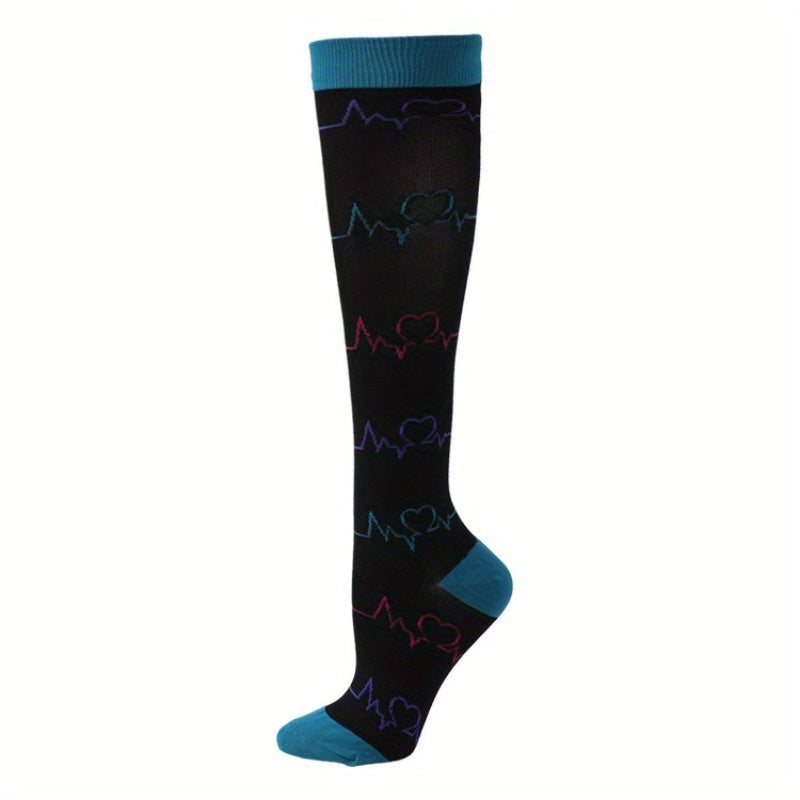 Men's Compression Sport Socks Sweat-absorbing Nylon Blend