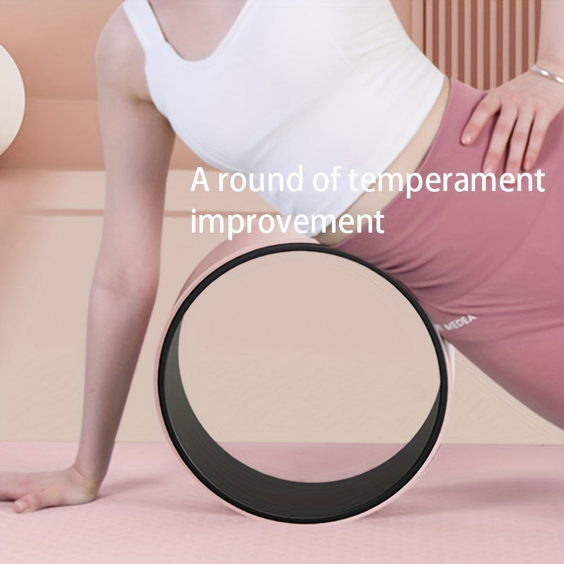 Solid TPE Yoga Wheel for Back Bending Training