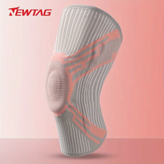 Silicone Knee Pads - Shock Absorption - Running Fitness Support