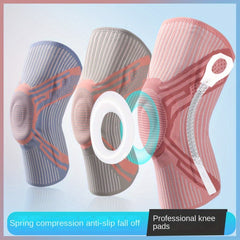 Silicone Knee Pads - Shock Absorption - Running Fitness Support