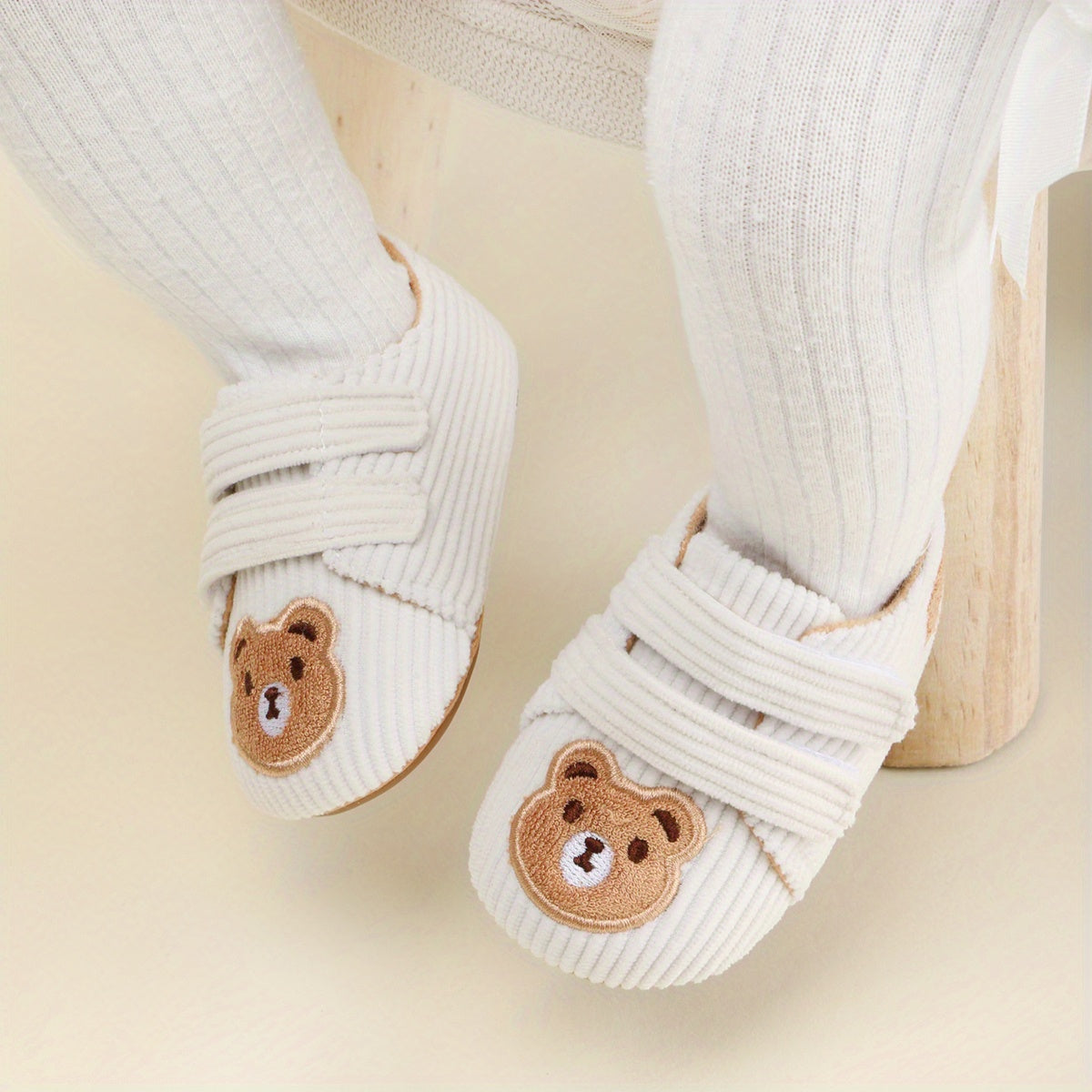 Bear Sneakers for Baby Boys Lightweight Non Slip Shoes for Walking