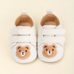 Bear Sneakers for Baby Boys Lightweight Non Slip Shoes for Walking