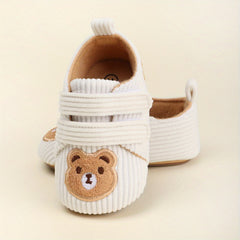 Bear Sneakers for Baby Boys Lightweight Non Slip Shoes for Walking