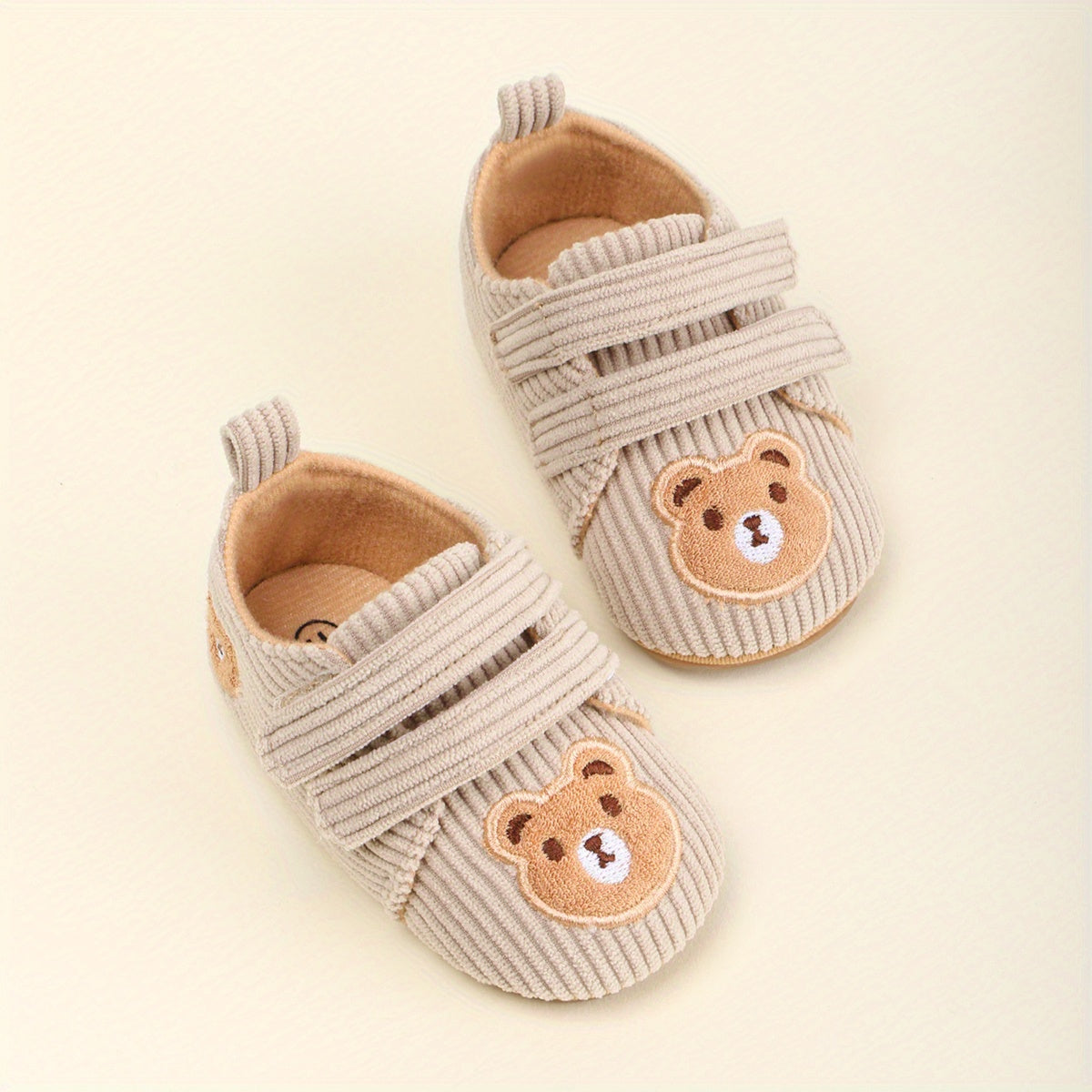 Bear Sneakers for Baby Boys Lightweight Non Slip Shoes for Walking