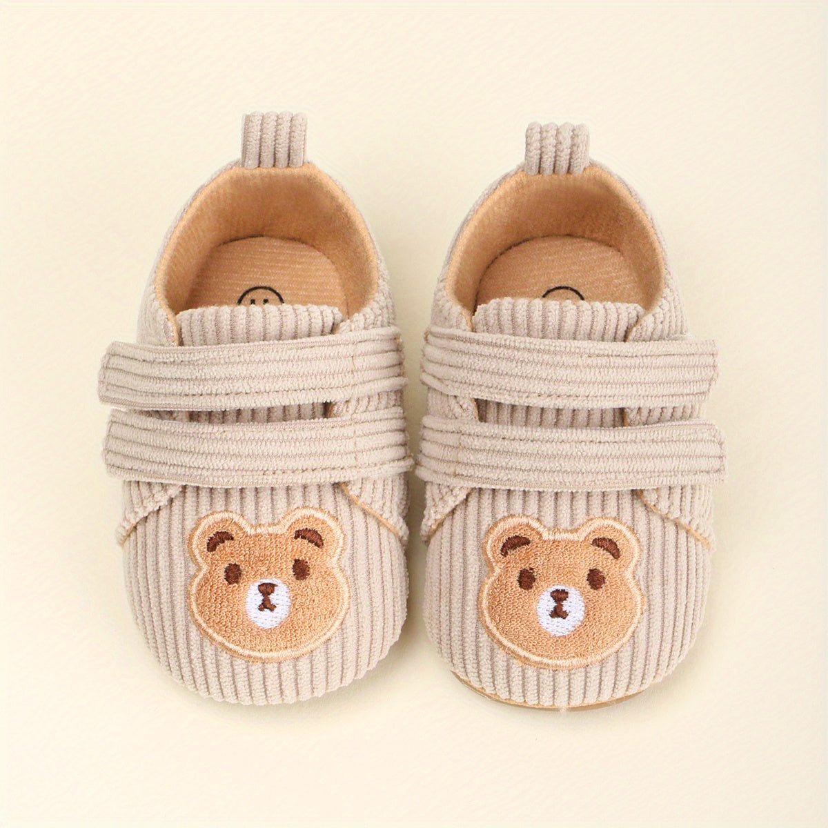 Bear Sneakers for Baby Boys Lightweight Non Slip Shoes for Walking