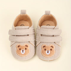 Bear Sneakers for Baby Boys Lightweight Non Slip Shoes for Walking