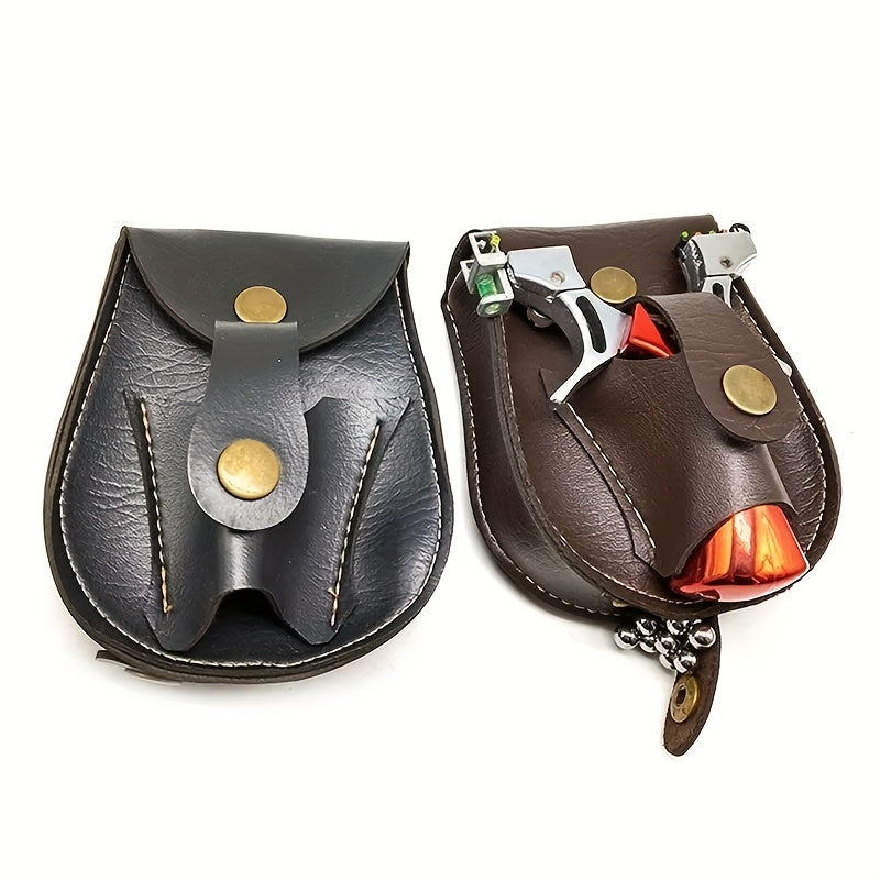 Slingshot Ammo Pouch Magnetic PU Leather Bag