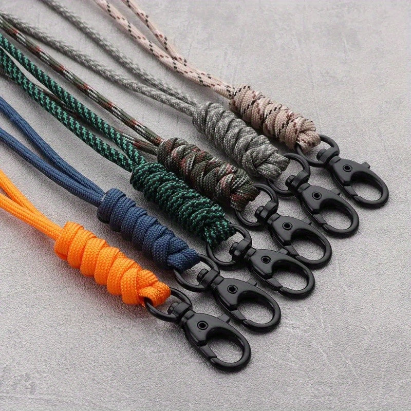 Emergency Survival Backpack Key Ring Cord Lanyard
