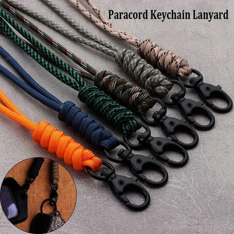 Emergency Survival Backpack Key Ring Cord Lanyard