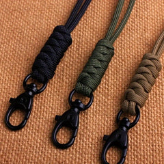 Emergency Survival Backpack Key Ring Cord Lanyard