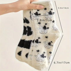 3 Pairs Teenager's Winter Warm Plush Sleep Socks