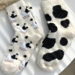 3 Pairs Teenager's Winter Warm Plush Sleep Socks