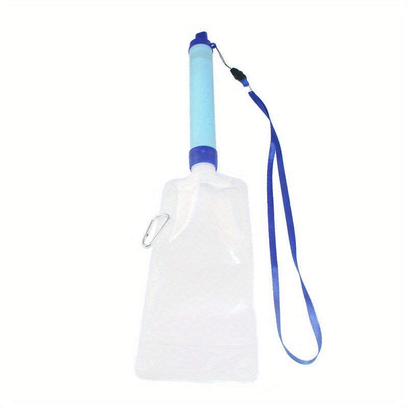 Outdoor Water Filter Kit Personal Straw Filter Emergency Survival Purifier