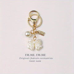 DIY Bowknot Rose Keychain Decoration For Keys Backpacks Wallets