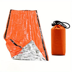 PE Insulated Emergency Sleeping Bag Orange Outdoor