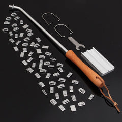 1pc BBQ Branding Iron 55 Letters DIY Barbecue Tool Letter Printed BBQ