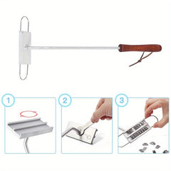 1pc BBQ Branding Iron 55 Letters DIY Barbecue Tool Letter Printed BBQ
