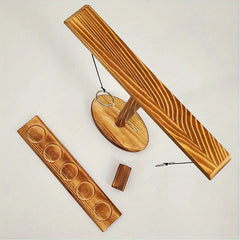Wooden Hook And Ring Game Indoor Outdoor Battle Game For Men Women Party
