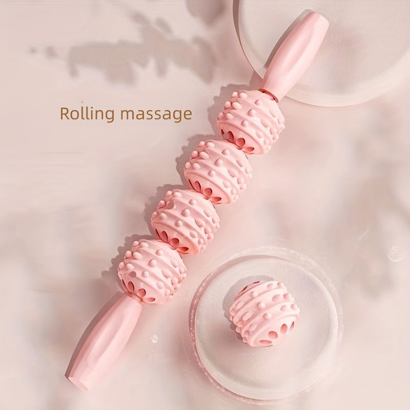 3 Balls 4 Balls Yoga Massage Roller Solid Manual Massage Stick