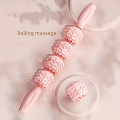 3 Balls 4 Balls Yoga Massage Roller Solid Manual Massage Stick
