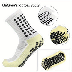 Men's Mid Crew Sport Socks Non Slip Nylon Comfy Breathable Socks