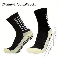 Men's Mid Crew Sport Socks Non Slip Nylon Comfy Breathable Socks