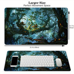 Forest Mouse Pad Game Desk Mat for Office