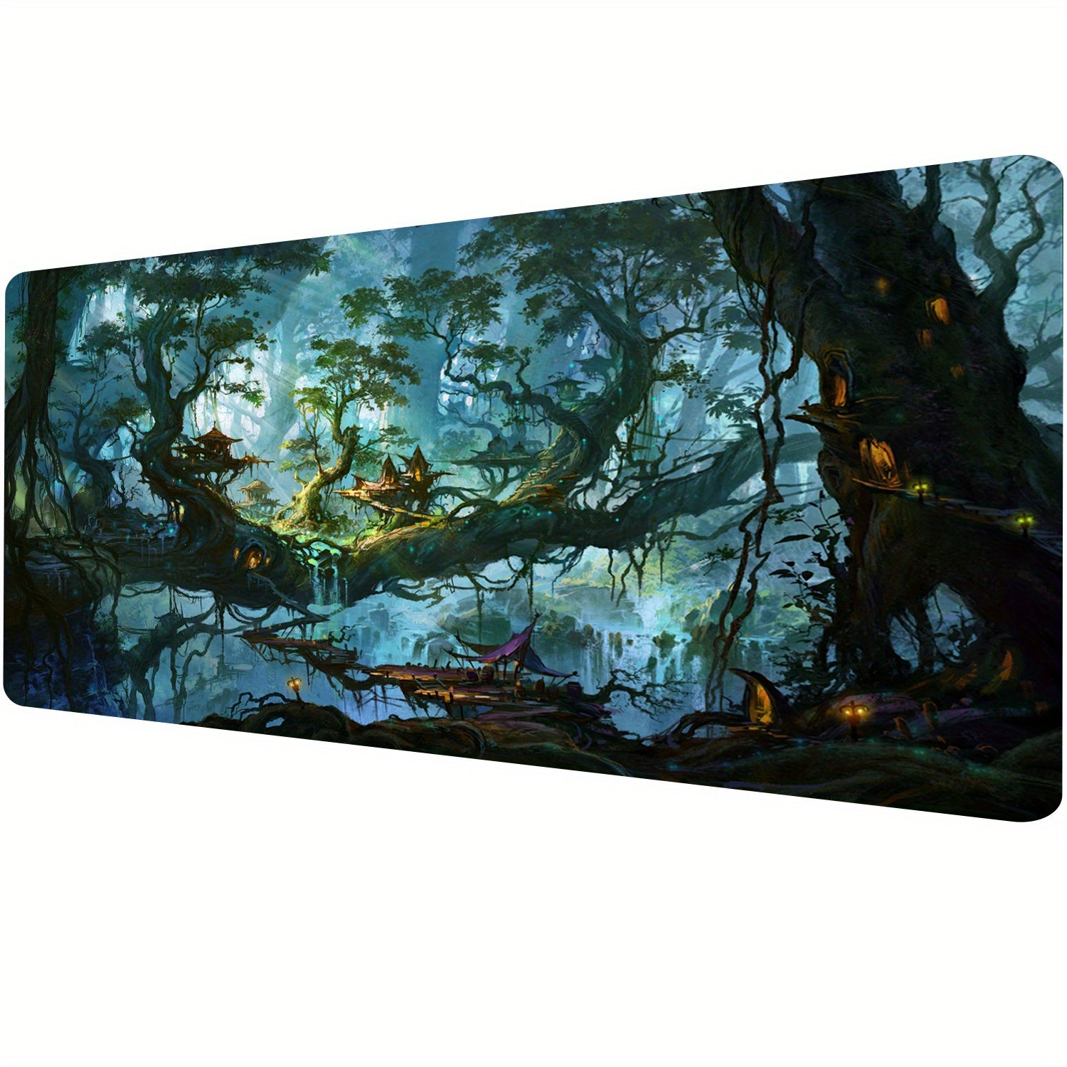 Forest Mouse Pad Game Desk Mat for Office