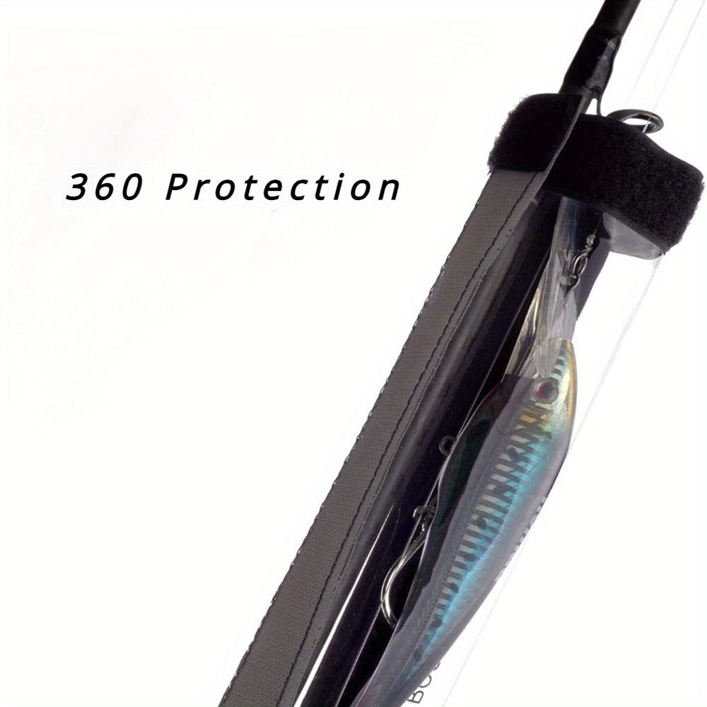 1pc Fishing Bait Protective Cover Transparent PVC Quick Sealing Bait Storage Bag