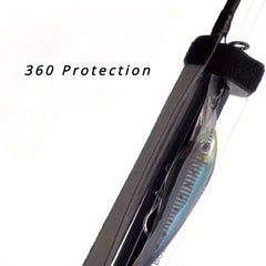 1pc Fishing Bait Protective Cover Transparent PVC Quick Sealing Bait Storage Bag