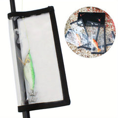 1pc Fishing Bait Protective Cover Transparent PVC Quick Sealing Bait Storage Bag