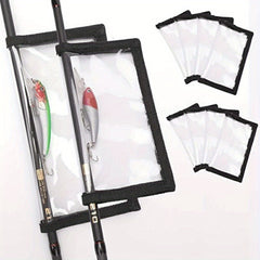1pc Fishing Bait Protective Cover Transparent PVC Quick Sealing Bait Storage Bag