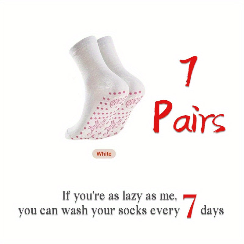Self Heating Winter Foot Massage Socks for Women