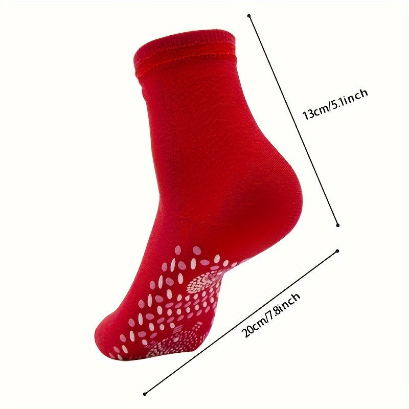 Self Heating Winter Foot Massage Socks for Women