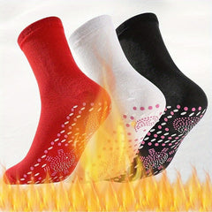Self Heating Winter Foot Massage Socks for Women