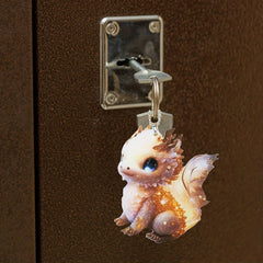 Golden Dragon Keychain Pendant for Car Keys Wallet
