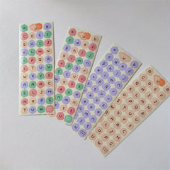 1pc Cartoon Alphabet Stickers DIY Stationery Scrapbooking Decorations