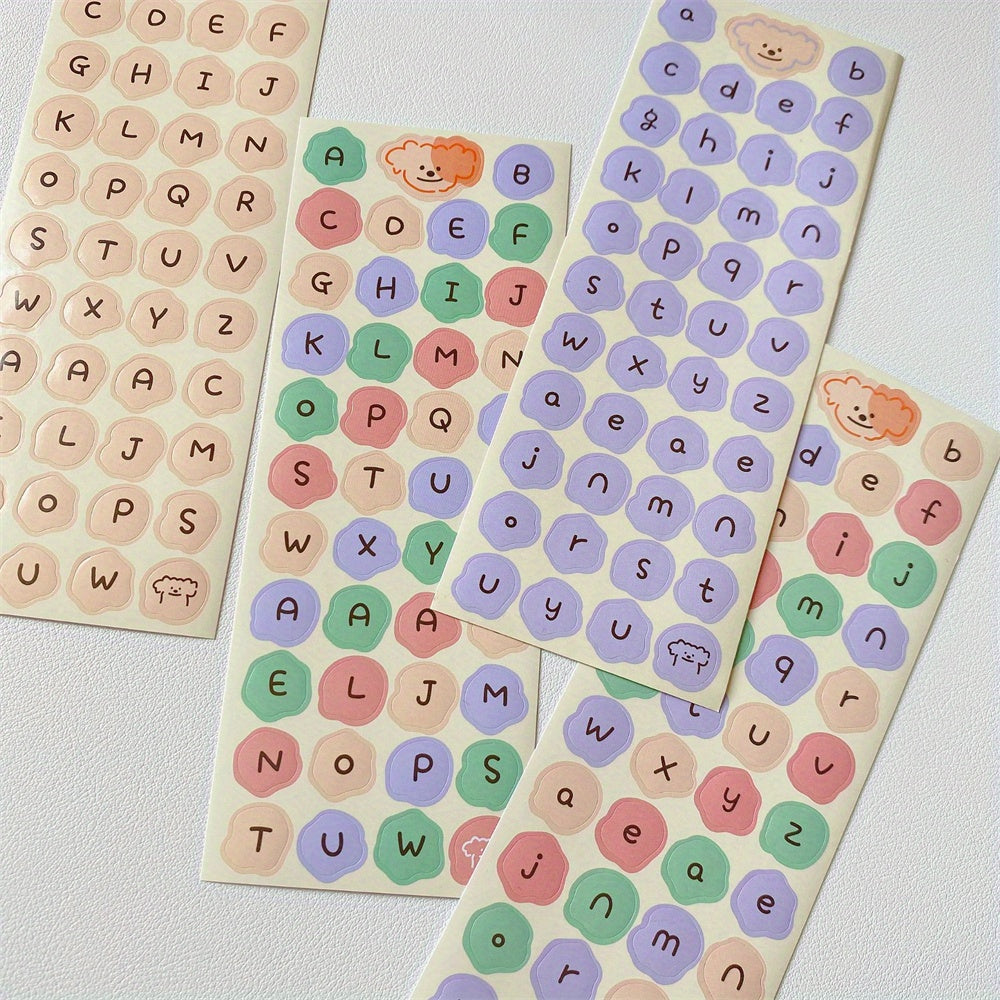 1pc Cartoon Alphabet Stickers DIY Stationery Scrapbooking Decorations
