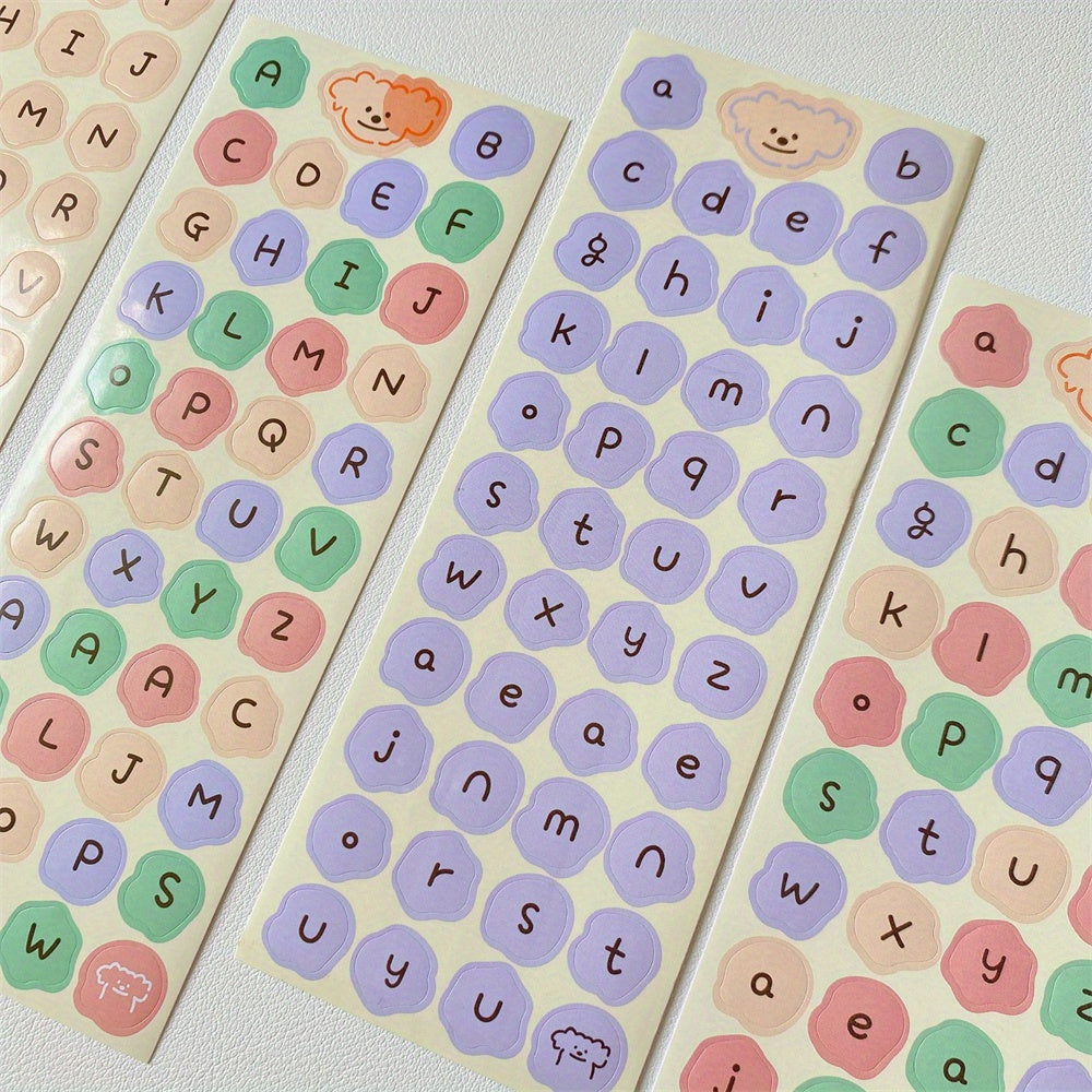 1pc Cartoon Alphabet Stickers DIY Stationery Scrapbooking Decorations