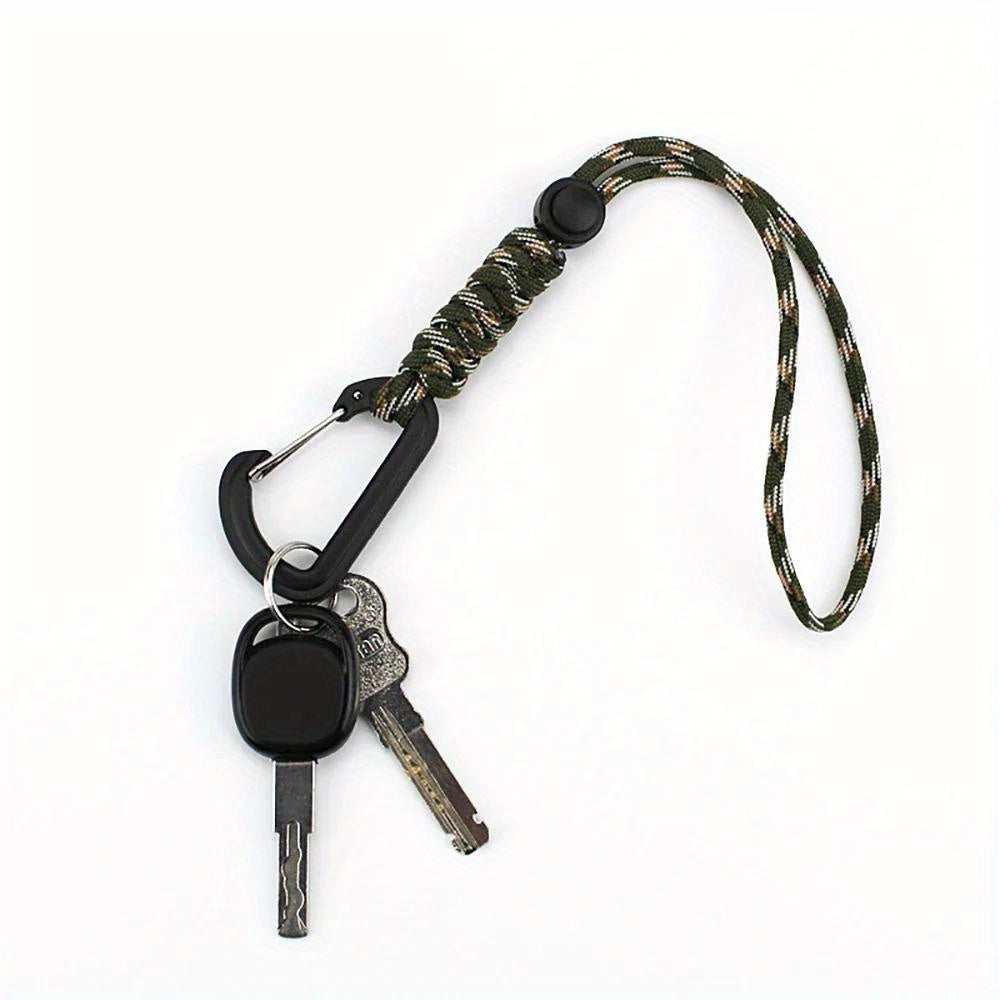 4PCS Stable Elastic Carabiner Hook Nylon Backpack Buckle