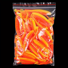 50pcs 7 T tail Fishing Lure Dual T tail Soft Lure Fishing Swimbait